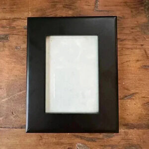Small Black 5.5" x 7" Picture Frame with Glass NWT